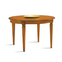 Directoire style dining table 3375 Villa Borghesewood veneerbeech baseround