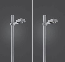 Urban lamp post SINGLE ZEUSgardencontemporarystainless steel