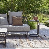 Contemporary side table VALMERpolypropylenelacquered aluminumlacquered aluminum base