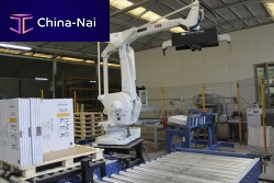 Robotic palletizer TECFORCE 3000for boxescupCartesian