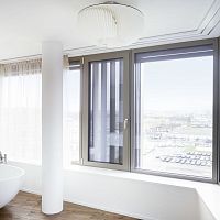 Aluminum window CHAMcasementdouble-glazedsecurity