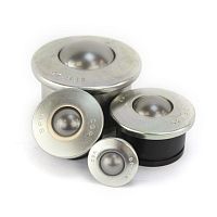 Steel ball transfer unit for heavy loads