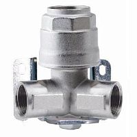 2-channel manifold 90602 seriesnickel-plated brassfor pipe
