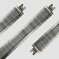 Tubular heating element FINBARfinnedsteel