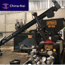 Metal chip briquetting press BP 160automaticfor cylindrical briquetteshydraulic