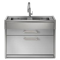 Stainless steel kitchen sink cabinet SWING 120for gardenhome