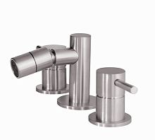 Double-handle bidet mixer tap MB305countertopstainless steelbathroom