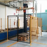Horizontal automatic storage system for warehousepallet