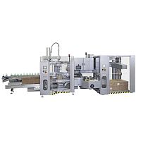 Vertical case packer roboticautomaticfor bottles
