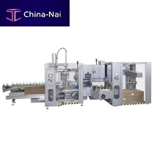 Vertical case packer roboticautomaticfor bottles