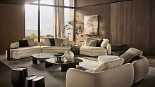 Modular sofa SAINT-GERMAINcontemporaryfabricleather