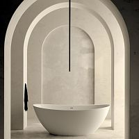 Oval bathtub Inarifree-standingfor homescontemporary