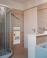 Hot water towel radiator JUNIORcontemporarycast aluminumwall-mounted