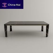 Contemporary table LEGACYmarblemarble baserectangular