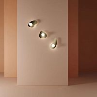 Traditional wall light ALMONDindoorbrassglass