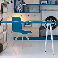 Contemporary desk GOLF C108 lacquered woodergonomicchild's