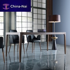 Contemporary table ARIA Soaksolid woodhardwood base