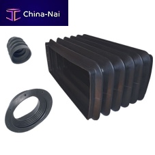 Rubber protective bellows hexagonalrectangularelbow