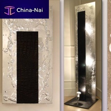 Contemporary wall light NOVARAindoorglassrectangular