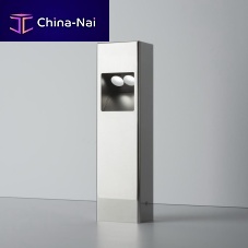 Garden bollard light DOMINO 2contemporarystainless steelPMMA