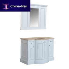 Free-standing washbasin cabinet HOLT02oakmarbletraditional