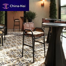 Contemporary bar chair Albanyindoorfabricleather