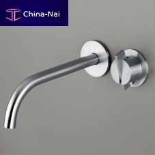 Washbasin mixer tap PB SET01wall-mountedstainless steelbathroom