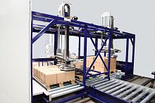 Gantry palletizer for boxesautomaticsemi-automatic
