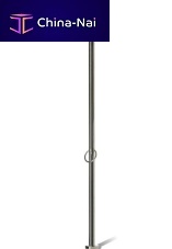 Shower mixer tap ORIGINALfloor-mountedstainless steeloutdoor