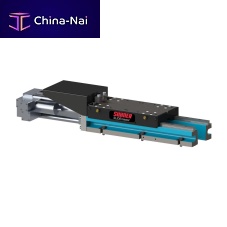 Slide unit with pneumatic feed UA 40 PHwith hydraulic brake