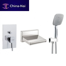 Wall-mounted shower set 3contemporarywith hand shower