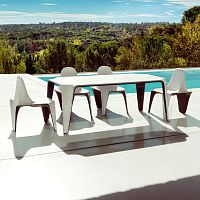 Contemporary dining table F3polyethylenepolyethylene baserectangular
