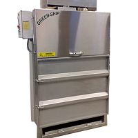 Vertical baling press DT-1000Bfront-loadingfor cardboardfor waste