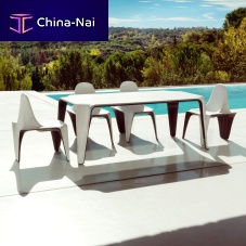 Contemporary dining table F3polyethylenepolyethylene baserectangular