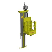 Pneumatic lift platform WTP