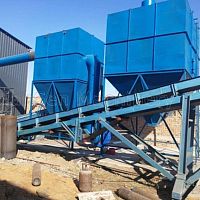 Dry dust extractor cyclone
