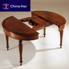 Traditional table 858BISwalnutcherrywoodwalnut base