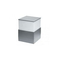 Garden bollard light CUBE contemporarycast aluminumpolycarbonate