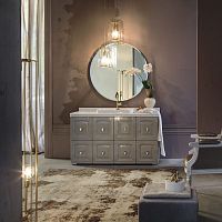 Free-standing washbasin cabinet AC SERIESwoodencontemporarywith drawers