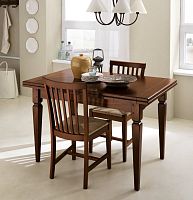 Traditional dining table ARMONYwood veneersolid wood baserectangular
