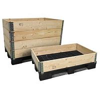 Wood pallet collar