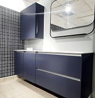 Free-standing washbasin cabinet FLO 42/50wall-hunglacquered woodcontemporary