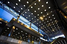 Contemporary ceiling light 600 x 600squarealuminumLED