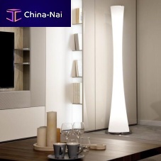 Contemporary light column CLESSIDRAblown glassLEDindoor