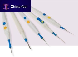Electrosurgical electrode straightdisposable