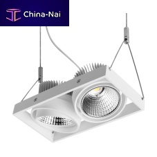 Pendant spotlight ZIPAR LEDsquarerectangular