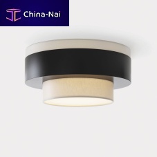 Contemporary ceiling light ROLLEroundglassmetal