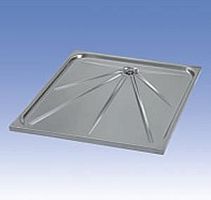 Square shower base recessedstainless steel