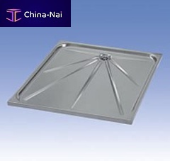Square shower base recessedstainless steel