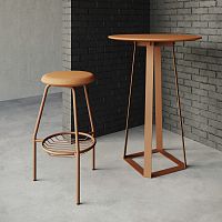Contemporary high bar table H2MDFwood veneermelamine